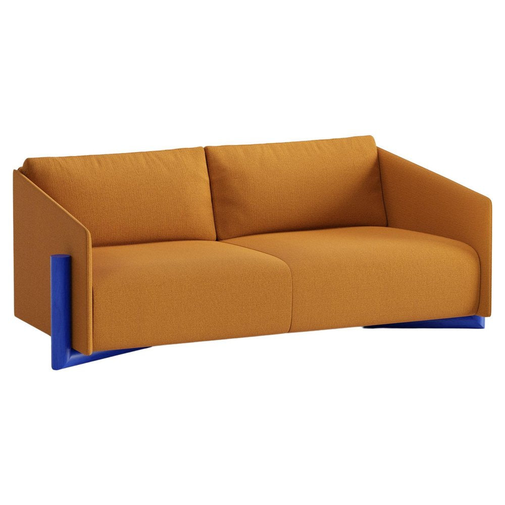 Mustard Timber 3-Seater Sofa by Kann Design