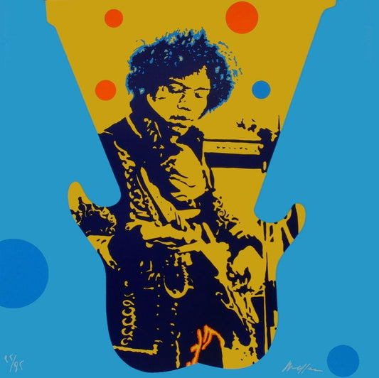 My Generation - Jimi Hendrix Screenprint by Ivan Messac