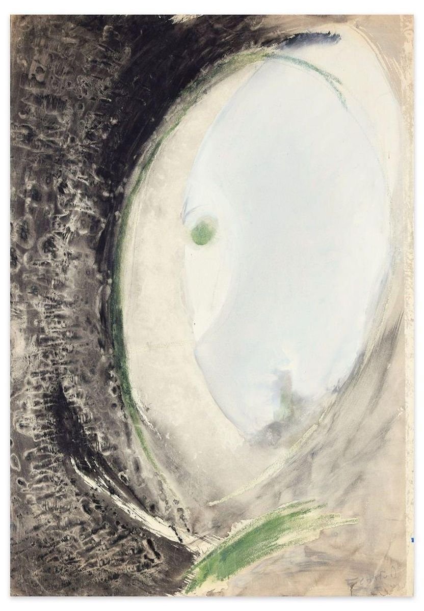 Mystic Ovals - Mixed Media - François Chapuis - 1970s 1970s