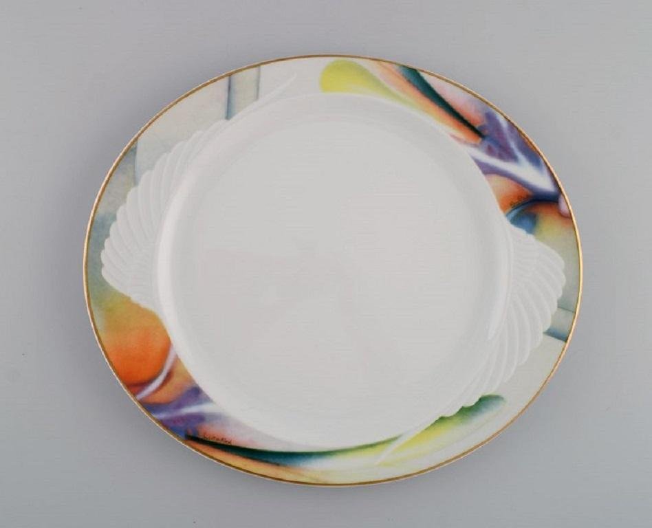 Mythos Porcelain Dinner Plates by Paul Wunderlich for Rosenthal, Set of 10