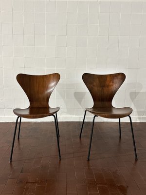 N. 3107 Chair in Teak by Arne Jacobsen for Fritz Hansen, 1966-ORR-1811531