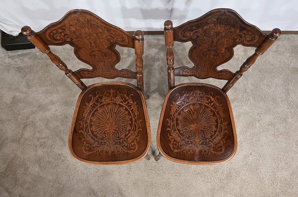 N ° 67 Dining Chairs by Jacob & Josef Kohn, 1900s, Set of 2-RVK-1763072