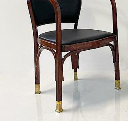 N° 715 Armchairs by Gustav Siegel for Kohn, Austria, 1900, Set of 2-FGA-1704252