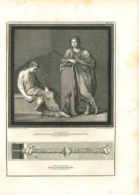 N. Orcity, N. Vanni, Ancient Roman Fresco, Original Etching, 18th-Century-ZCI-1165731