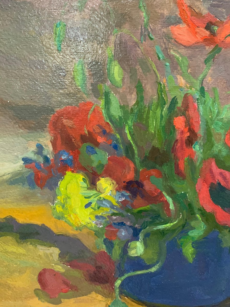 Nadezhda Vorobieva, Poppies, 1960