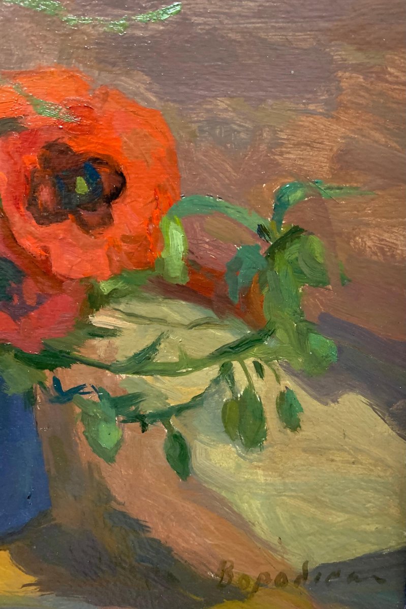 Nadezhda Vorobieva, Poppies, 1960