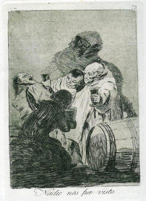 Nadie Nos Ha Visto - Origina Etching and Aquatint by Francisco Goya - 1881-1886 1881-1886-ZCI-761589