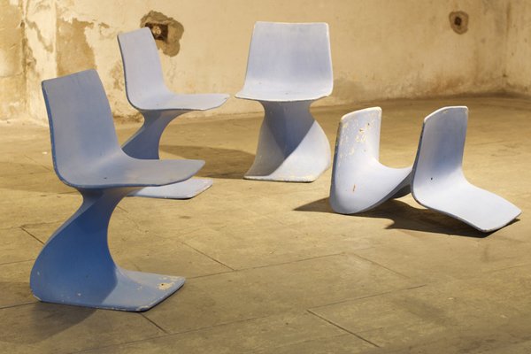 Naila Editor Side Chairs by Christian Adam for New Form, Italy, 1971, Set of 4-LA-1752516