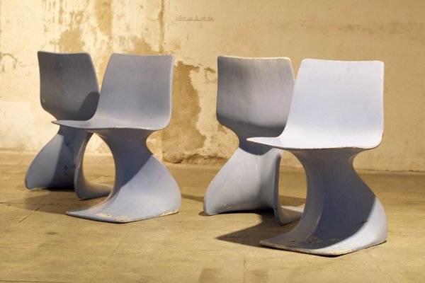 Naila Editor Side Chairs by Christian Adam for New Form, Italy, 1971, Set of 4-LA-1752516