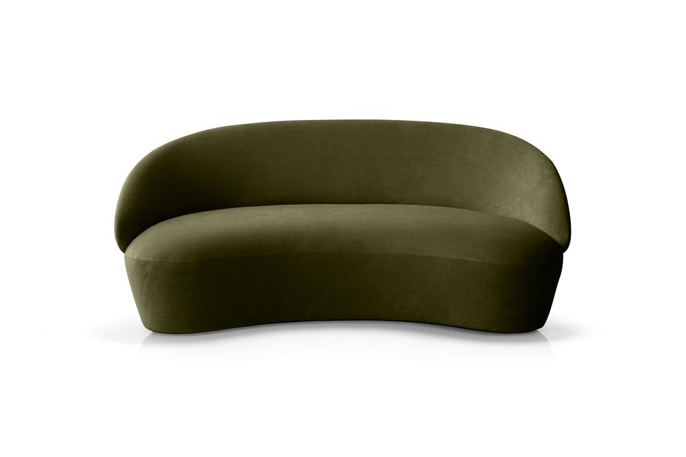 Naïve 2-Seater Sofa in Green Velour by etc.etc. for Emko