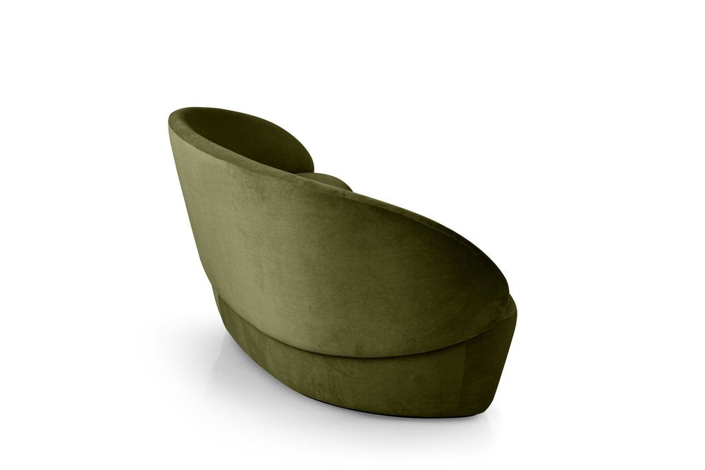 Naïve 2-Seater Sofa in Green Velour by etc.etc. for Emko