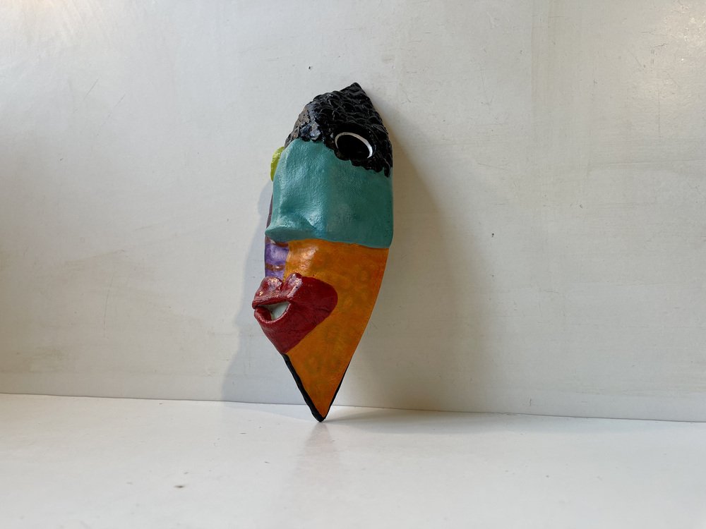 Naive Ceramic Wall Mask by Vivi Haacke, 2000s