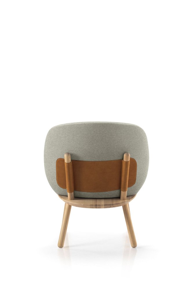 Naïve Low Chair in Beige Delius Gavi by etc.etc. for Emko