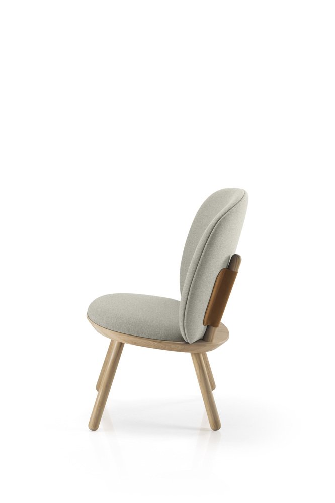 Naïve Low Chair in Beige Delius Gavi by etc.etc. for Emko