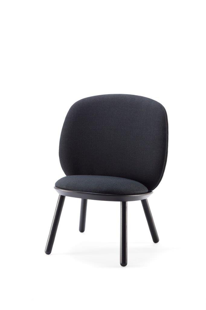 Naïve Low Chair in Black by etc.etc. for Emko