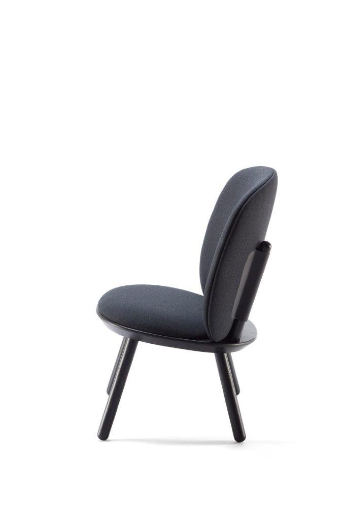 Naïve Low Chair in Black by etc.etc. for Emko