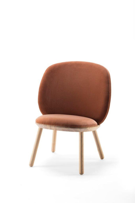 Naïve Low Chair in Terracotta by etc.etc. for Emko