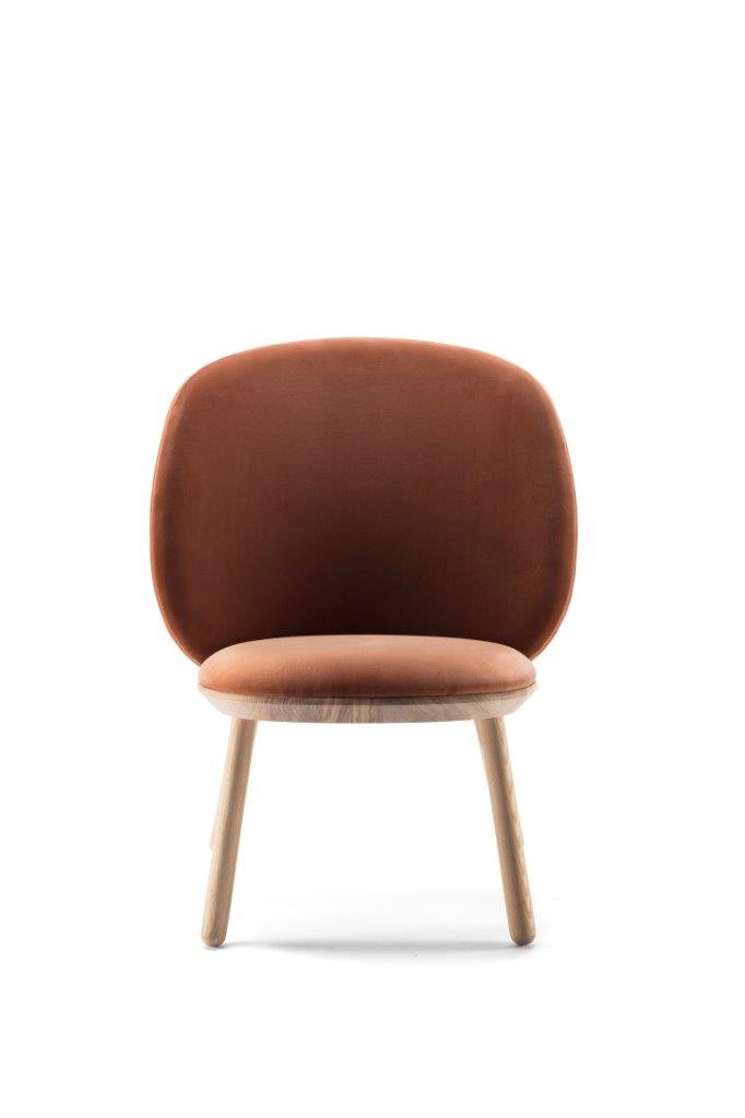 Naïve Low Chair in Terracotta by etc.etc. for Emko