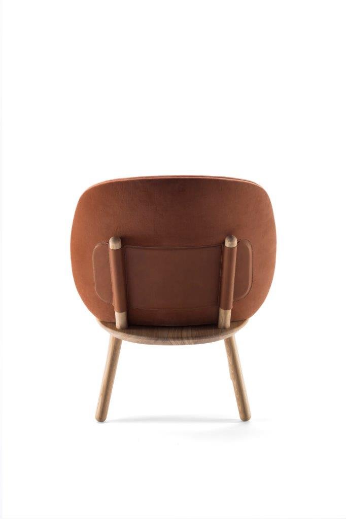 Naïve Low Chair in Terracotta by etc.etc. for Emko