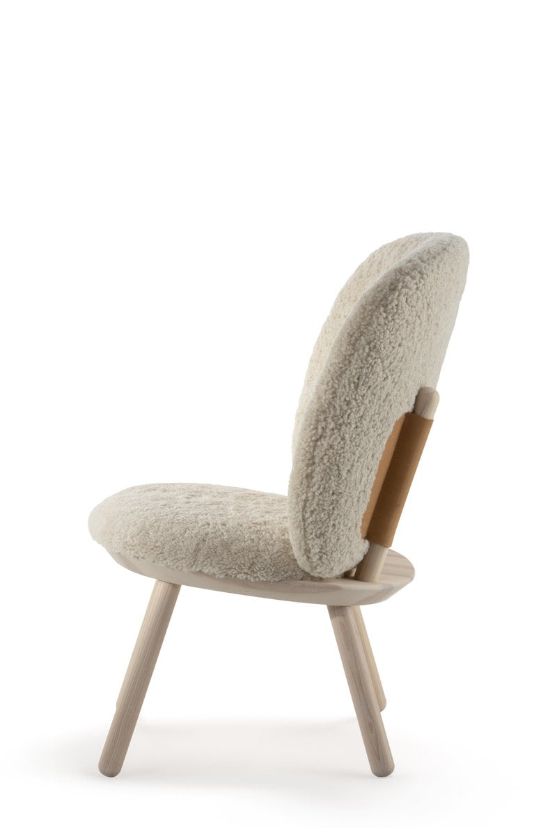 Naïve Low Chairs in Sheep Skin by etc.etc. for Emko