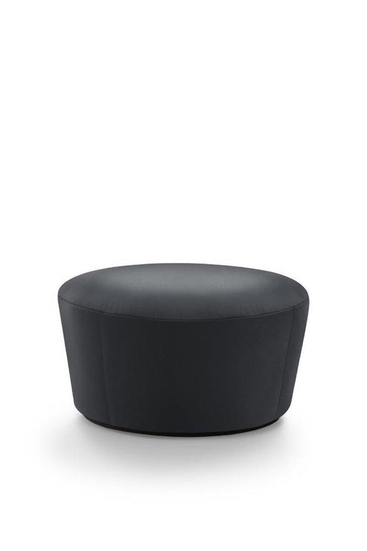 Naïve Pouf D720 in Lambada Black Leather by etc.etc. for Emko