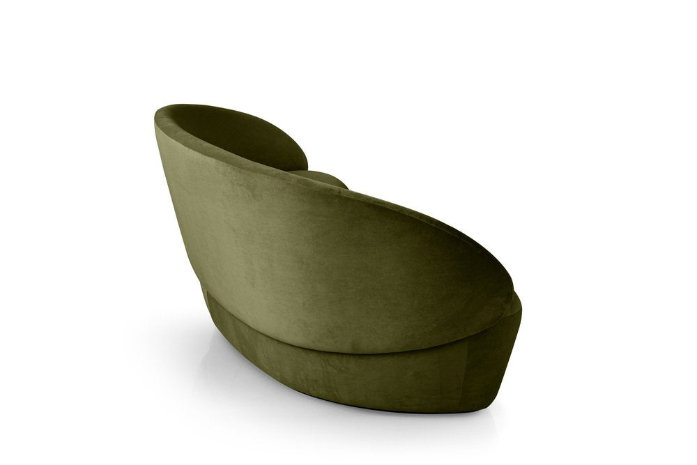 Naïve Sofa 3-Seater in Green Velour by etc.etc. for Emko