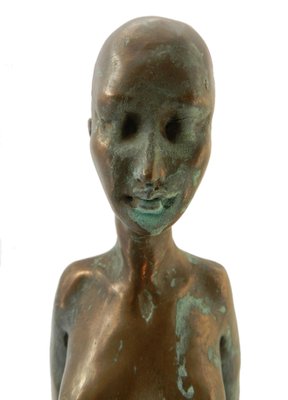 Naked Lady, Ronald Moll, Cold Cast Bronze Sculpture, 1990s-ARU-876138