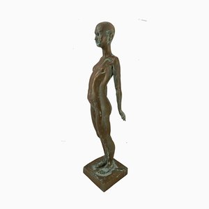 Naked Lady, Ronald Moll, Cold Cast Bronze Sculpture, 1990s-ARU-876138