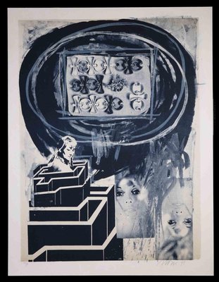 Nani Tedeschi, Woman in Labyrinth, Original Lithograph, 1971-ZCI-1379798