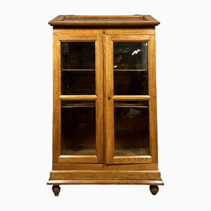 Napoleon III Apothecary Display Case with Inclined Surface in Oak, 1880s-MWB-2035896