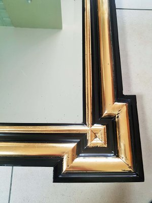 Napoleon III Baroque Wall Mirror in Gold Leaf, France, 1860s-POM-988355