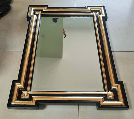 Napoleon III Baroque Wall Mirror in Gold Leaf, France, 1860s-POM-988355