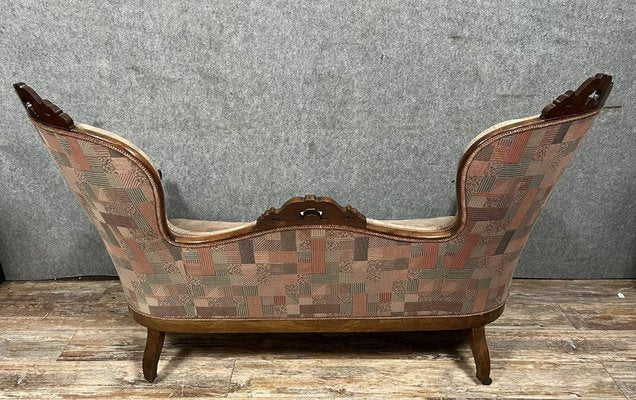 Napoleon III Bench in Mahogany-MWB-1778657