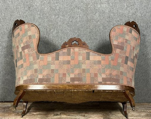 Napoleon III Bench in Mahogany-MWB-1778657