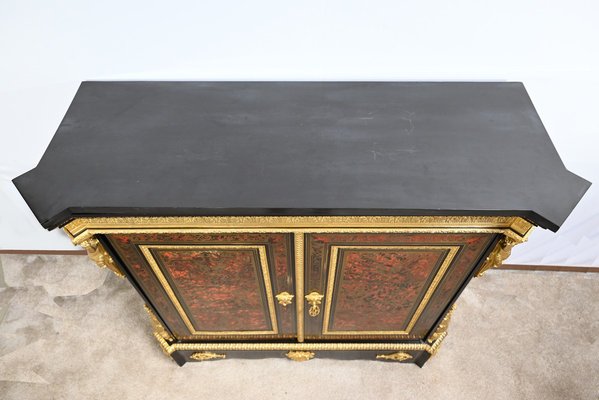 Napoleon III Blackened Pear Wood Support Unit, 19th Century-RVK-1702001