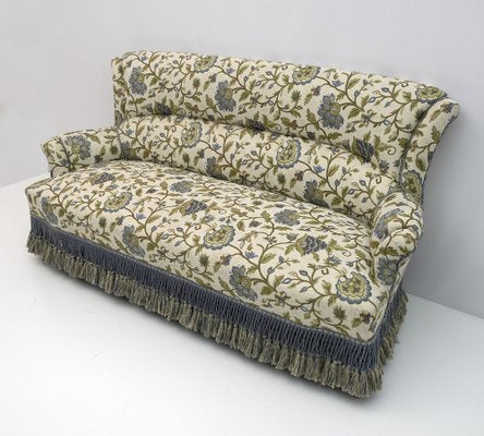 Napoleon III Brocade Sofa, 19th Century-FER-1343541