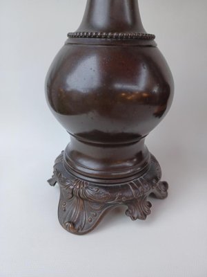 Napoleon III Bronze Petroleum Lamps, 1860s, Set of 2-EHL-1739035