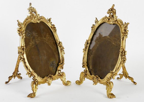 Napoleon III Bronze Photo Frames, Set of 2-WFS-1797724