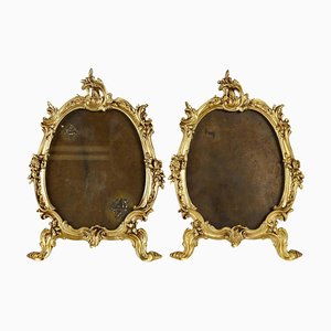 Napoleon III Bronze Photo Frames, Set of 2-WFS-1797724