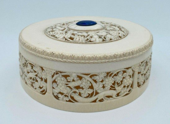 Napoleon III Candy Box with Lapis-QKG-1330235