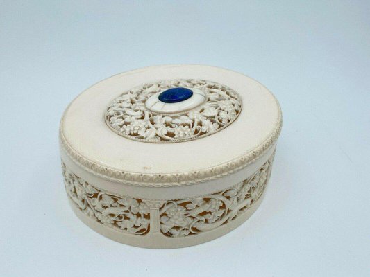 Napoleon III Candy Box with Lapis-QKG-1330235