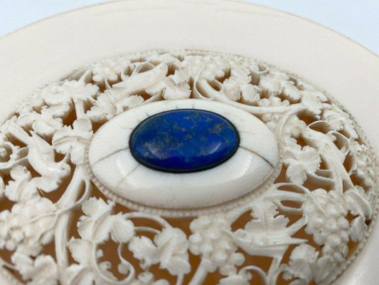 Napoleon III Candy Box with Lapis-QKG-1330235