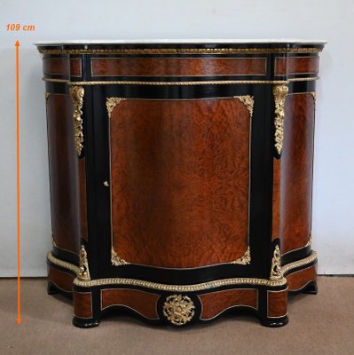 Napoleon III Cedar Burr Wood Buffet, Mid-19th Century-RVK-1440678