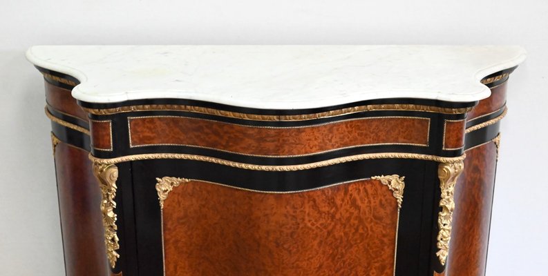 Napoleon III Cedar Burr Wood Buffet, Mid-19th Century-RVK-1440678