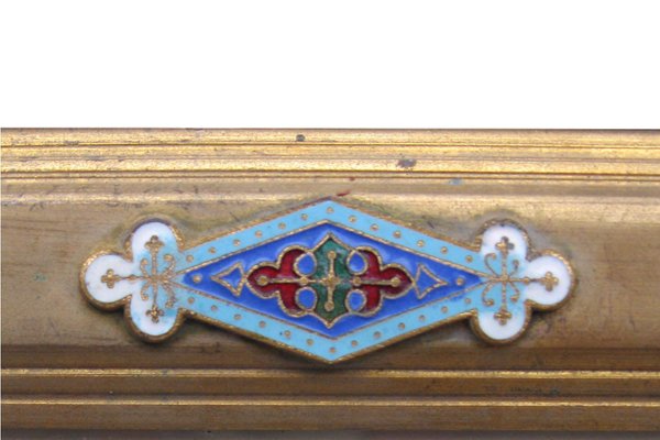 Napoleon Iii Cloisonne Enamel and Gilt Bronze Frames, Set of 2-CEJ-626813