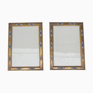 Napoleon Iii Cloisonne Enamel and Gilt Bronze Frames, Set of 2-CEJ-626813