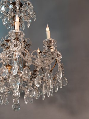 Napoleon III Crystal 8-Light Chandelier, 1860s-MAX-1754268