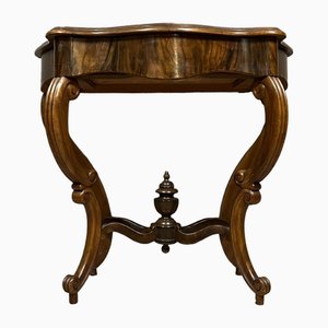 Napoleon III Curved Console in Mahogany, 1850s-MWB-2035885