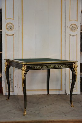 Napoleon III Darkened Wood Game Table-AXR-1721752