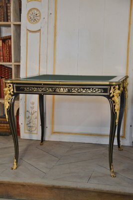 Napoleon III Darkened Wood Game Table-AXR-1721752